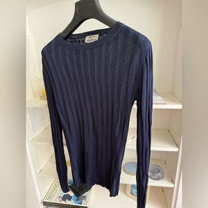 Acne Navy Crewneck Sweater